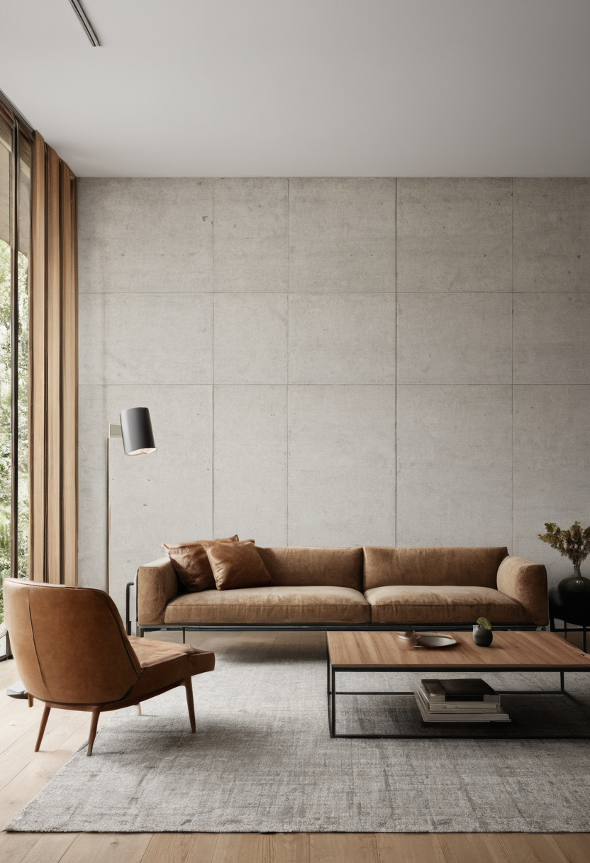 Luxury interior image showing Start a living room layout by measuring the room envelope before choosing furniture