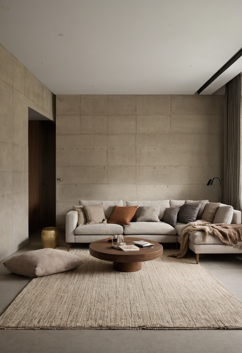 A living room rug should size the seating group, not simply fill the floor interior planning detail