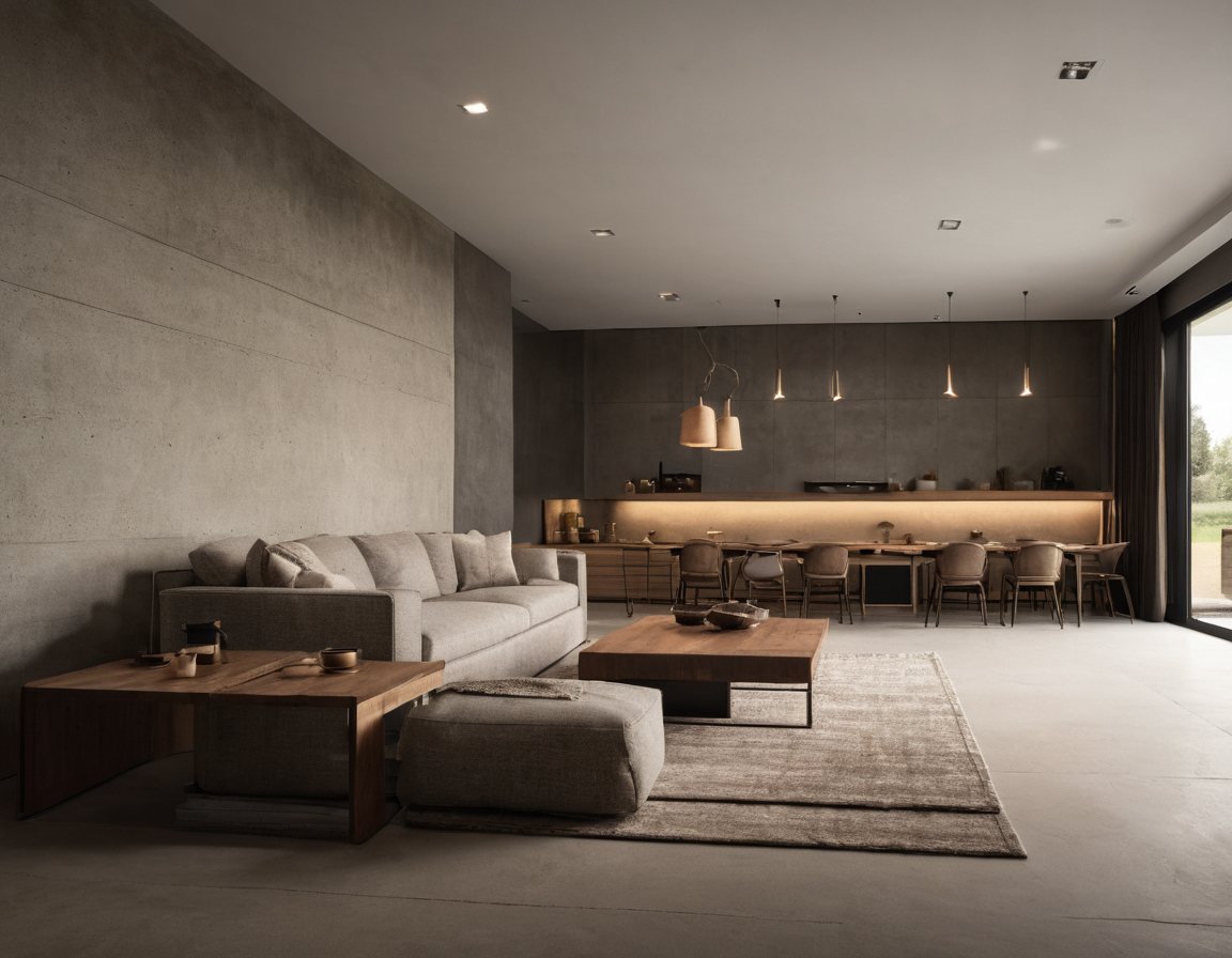 Coffee tables, side tables, and media units should be sized by reach and viewing behavior shown in a luxury residential interior